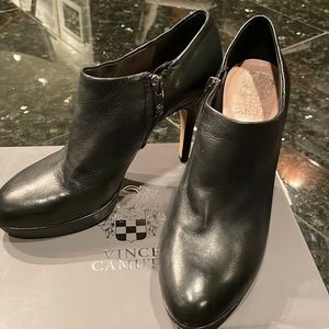 Butter Soft Vince Camuto Black Ankle Heels